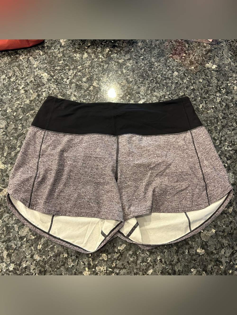 lululemon athletica speed up Layered Athletic Shorts- 4 inch inseam